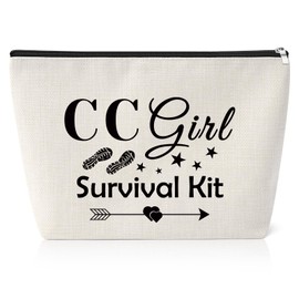 Cross Country Running Gift for Runners Makeup Bag Running Lover Gift for Women Friend Sister Daughter Inspirational Gift for Runners Sport Lovers Running Gifts for Her Girl Travel Makeup Bag