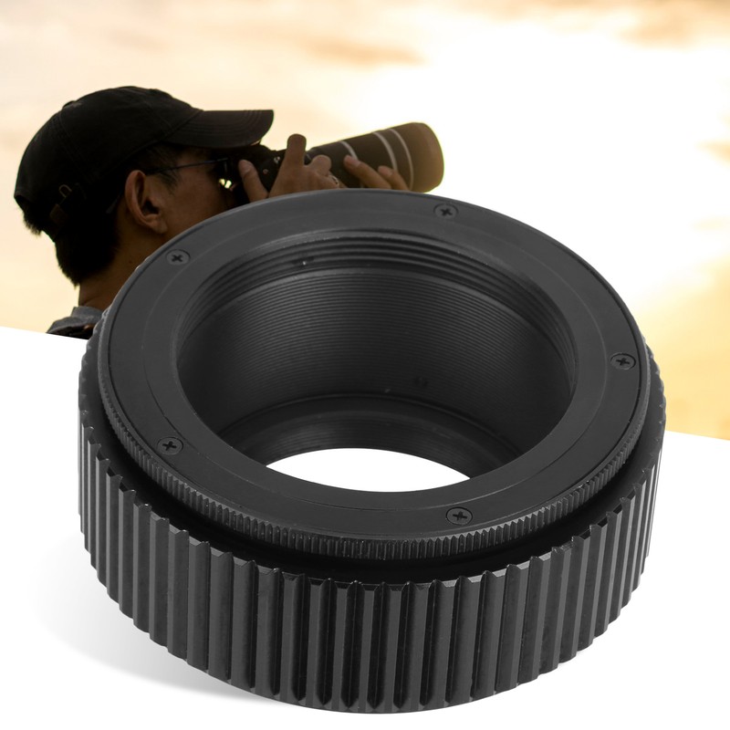 NEWYI M42‑M39 25‑55mm Camera Adjustable Focusing Helicoid Adapter Macro Extension