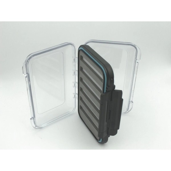 Upstream Essentials Waterproof Fly Box - Double Sided w/foam inserts