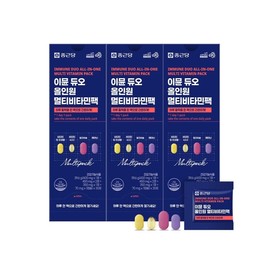 Chong Kun Dang Immune Duo All-in-One Multivitamin Pack 3 Boxes Customized Comprehensive Nutritional Supplement / 종근당 이뮨듀오 올인원 멀티비타민팩 3박스 맞춤 종합영양제