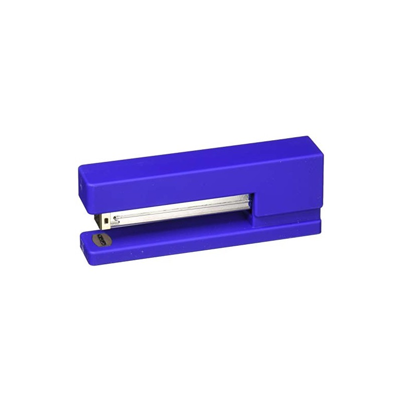 Office Style Precision Jam-Free Full Strip Non-Skid Stapler, Blue