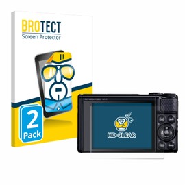 BROTECT Screen Protectors for Canon PowerShot SX740 HS Lite Ultra Clear Pack of 2