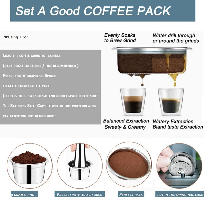 Sesama For Verismo K FEE CBTL Refillable Coffee Capsule Pod