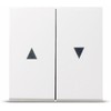 Gira 029403 Rocker Switch with Arrow Symbol System 55, Pure