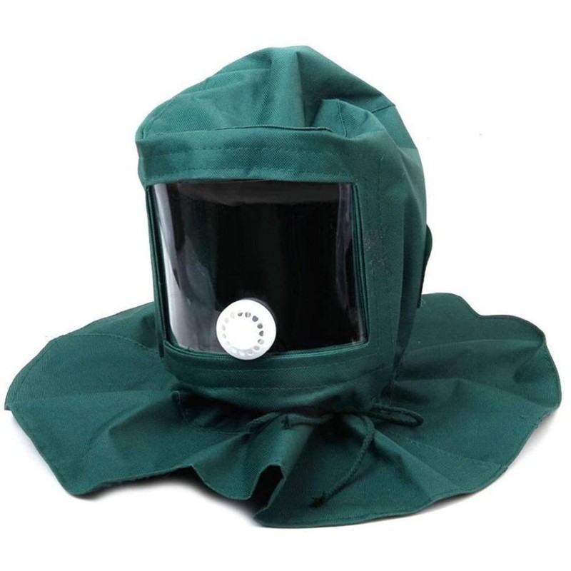 Sand Blasting Hood Cap Canvas Shawl Sandblaster Protective Face Cover
