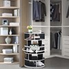 Kings Brand Furniture - 5-Tier Rotating Shoe Rack, 360° Revolving