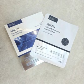 Juven21 Azulen Calming & Melatoning Laser Mask Pack 1 box 5 sheets / 쥬벤21 아줄렌 카밍 앤 멜라토닝 레이저 마스크팩 1박스 5매입