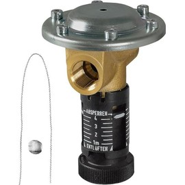Afriso Diaphragm anti-lift valve MAV, 3/8 inch, for oil conducting pipes