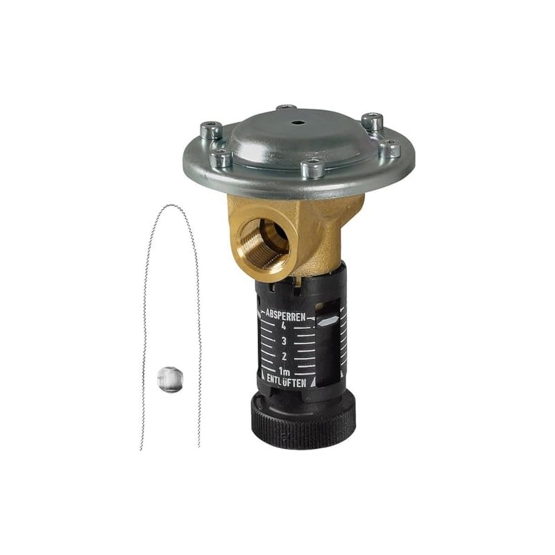 Afriso Diaphragm anti-lift valve MAV, 3/8 inch, for oil conducting