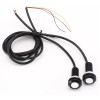 Ojo De Aguila Dual Estrobo Drl Led Auto Moto Lupa
