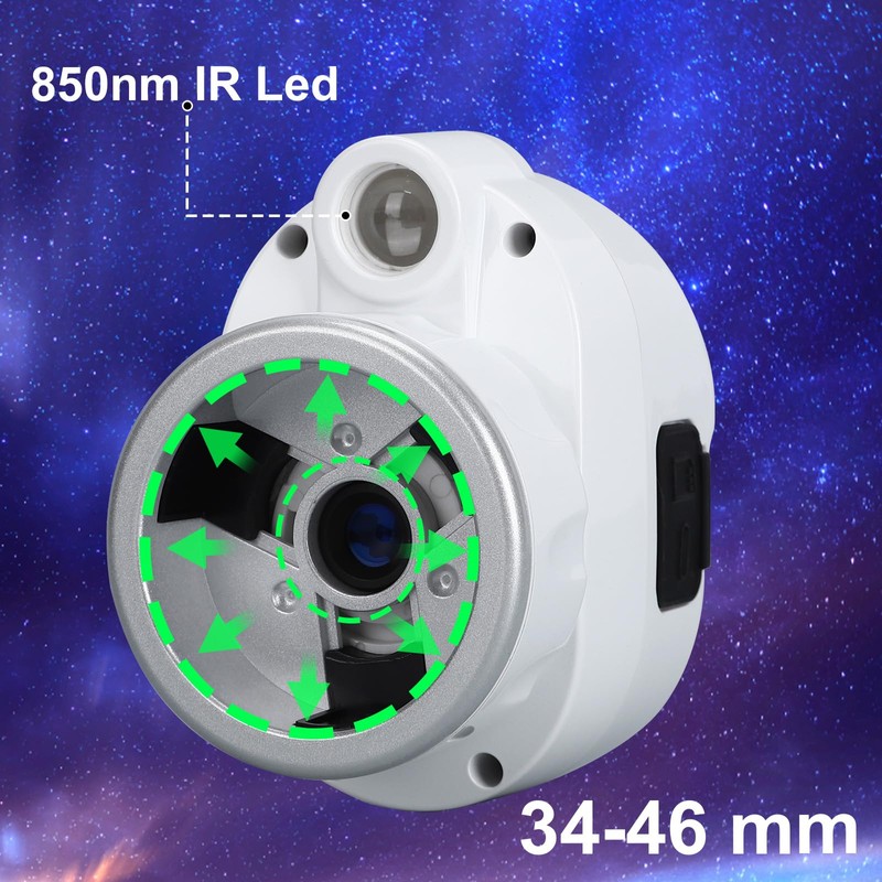 Telescope Eyepiece Camera - Fits 34-46mm Monoculars & Microscopes, WiFi