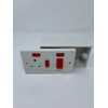 Mr Gadget's Solutions* 45 AMP Double Pole Cooker Socket/Switch with