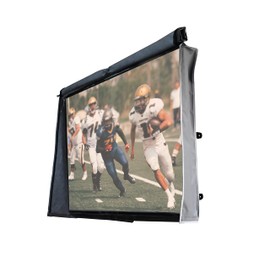 acoveritt Outdoor 40"-43" TV Set Cover,Scratch Resistant Liner Protect LED Screen Best-Compatible with Standard Mounts and Stands (Light Gray)