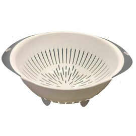 Royal Cuisine Plastic Colander Fruit Washing Basket Deep Food Strainer Camping Bowls Pasta Drainer Vegetable Sieve Multifunctional Kitchen Mesh