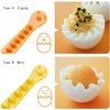 Norhogo Pack of 4 Egg Cutting Tool, Boiled Egg Cutting