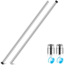 Blulu 2 Pack 21.65 Inches Water Heater Anode Rod for Hot Water Heater Compatible with Rheemm A. O. Smithh Giantt, Reliancee Richmondd, Hex Head 3/4" NPT Corroation Protection for Home Tank