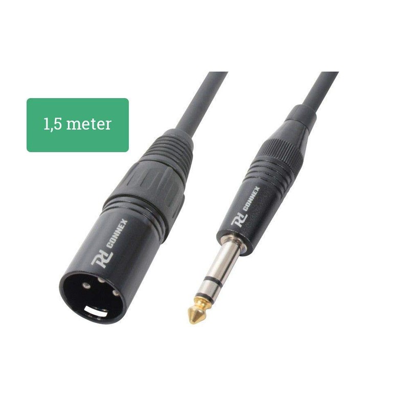 Power Dynamics – Signal Cable 1.5 m XLR male/jack 6.3