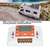 Solar Charge Controller LCD Backlit Display Memory Function Dual USB