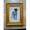 German Pointer (Dark Brown) Machine Embroidered and Framed! Other Designs