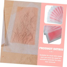 Tiras de Cera para Depilar Extremidades y Cuerpo 20 Piezas, Papel Encerado No Tejido para Depilación Facial y Axilas, Banda Depilatoria Desechable para Piel Sensible, Uso Rápido
