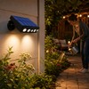 Solar Outdoor Wall Light for Garden Security – 4 LED