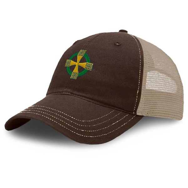 Richardson Trucker Mesh Hat Celtic Cross Christ Christian Faith Jesus