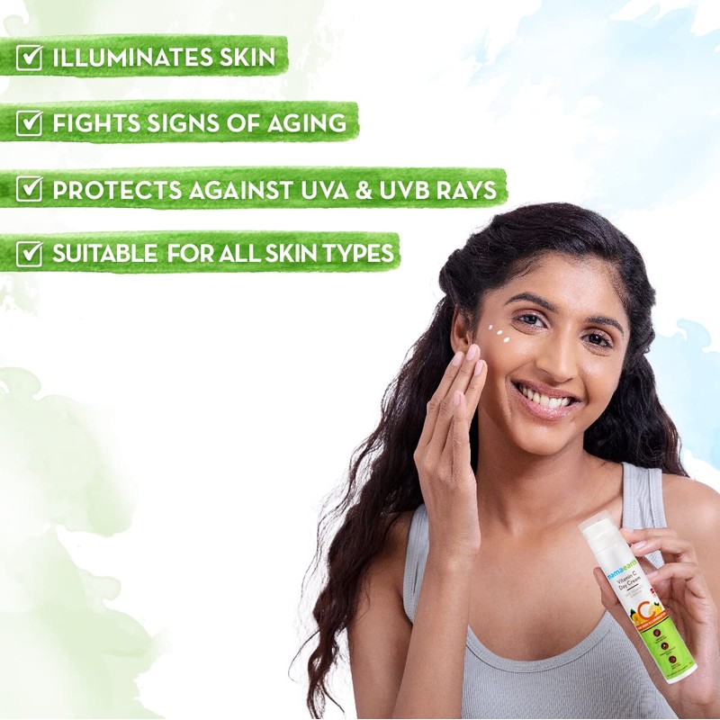 Mamaearth Vitamin C Face Cream with SPF 20 for Skin