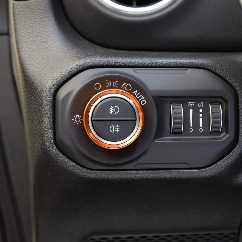 Voodonala Air Conditioner Headlight Center Consoles Switch Knob Cover Trim