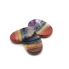 Seven Chakra Rainbow Stress Relief Worry Stone Healing Crystals Gift