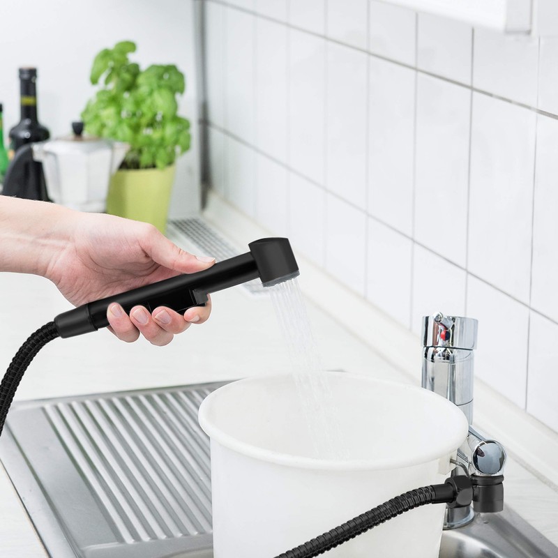 Washbasin Sink Shower Set Mobile Hand Shower with Shower Hose