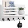 Lucundm Key Holder Wall Mount, Mail Organizer for Wall with