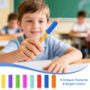 Silicone Textured Pencil Grips, Sensory Fidget Toys for Autism Kids,