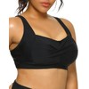 Daci - Parte superior de bikini push-up para mujer, talla