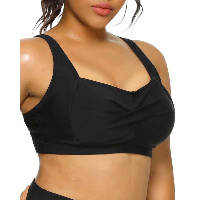 Daci - Parte superior de bikini push-up para mujer, talla