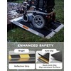2FT Portable Wheelchair Ramp, Aluminum Folding Handicap Ramp with Handle,