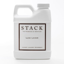STACK Luxe Lavoir Luxury Laundry Detergent - Premium Scented Laundry Detergent for HE & Standard Washers - Infused with Lavender & Musk - Paraben & Dye Free - Gentle & Effective Cleaning - 32 oz