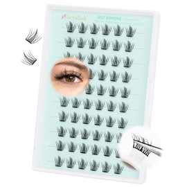 Obeyalash Cluster Lashes Selbstklebende Wimpern Ohne Kleber Press On Lashes Impress Wimpern Kit No Glue Needed Stick On Eyelashes DIY at Home