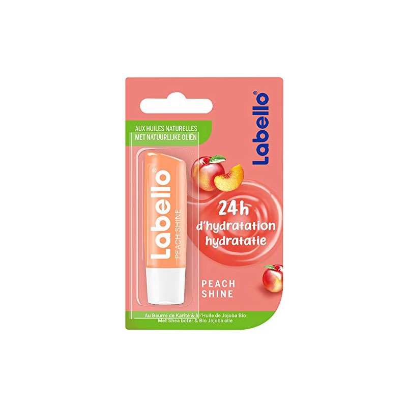 Labello Peach Shine Lip Balm 4.8 g