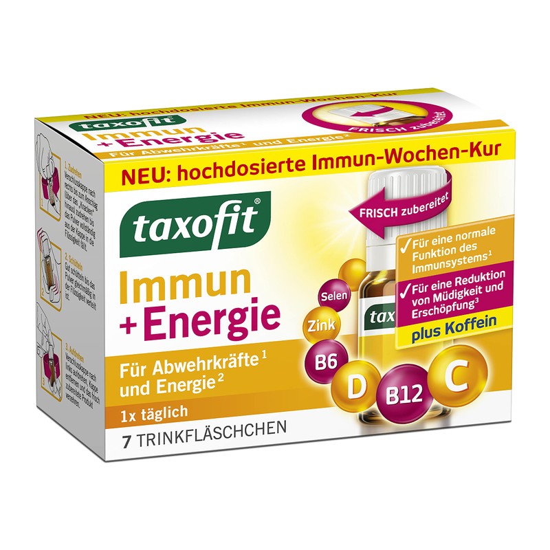 taxofit Immune + Energy with Caffeine | Gluten Free |