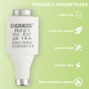 SIGANDG 16A DII E27 R021 Spiral Ceramic Fuses gG Diazed