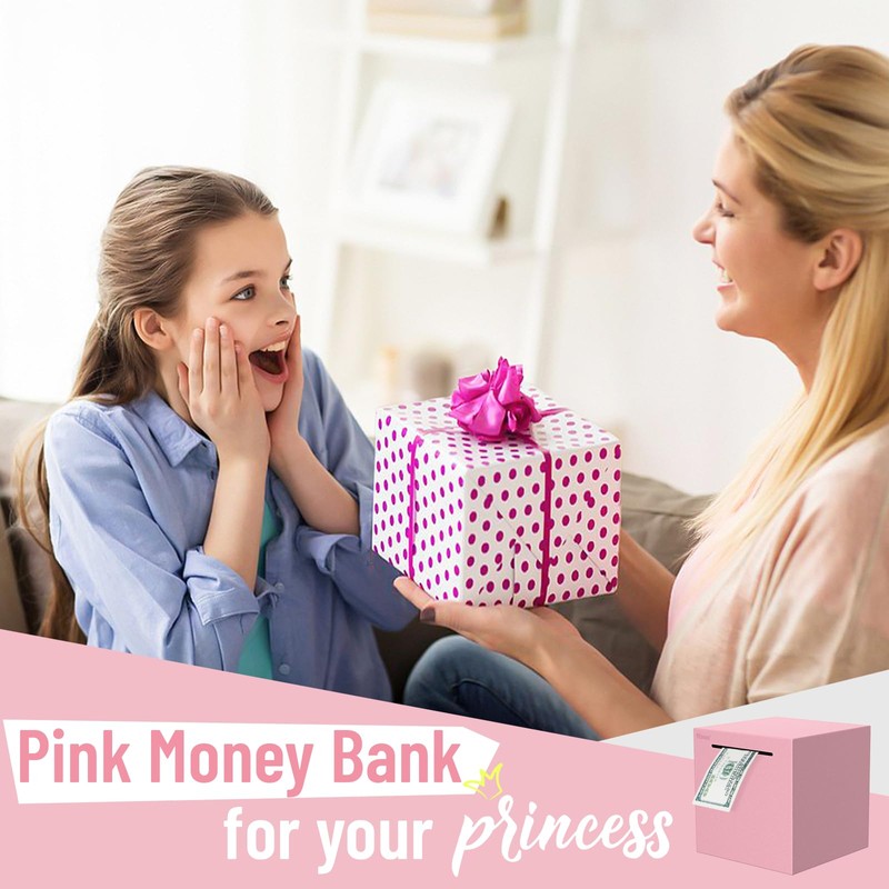 Hicocool Piggy Bank for Adults Must Break to Open, Unbreakable