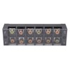 Electrical Terminal Strip Block Thickened 100A 600V Dual Row 6