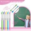 Pink Multipurpose Teacher Pointer Stick, Extendable Classroom Pointer And Finger