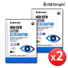 Hiview Lutein Astaxanthin Eye Health Eye Aging 2 Boxes 4 Months USA Haemacotocus Vitamin A Good for Eyes Eye Fatigue Eye Supplement / 하이뷰 루테인 아스타잔틴 눈건강 눈노화 2박스 4개월 미국 헤마코토쿠스 비타민A 눈에좋은 눈피로 눈영양제