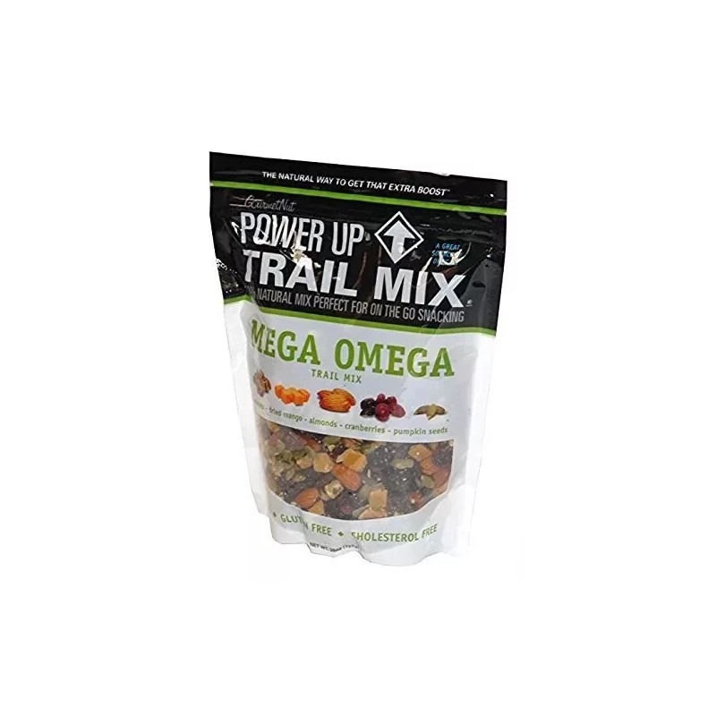 OMEGA Gourmet Nut Power Up Trail Mix 26oz Each (2