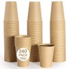 LITOPAK 240 Pack 12 oz Paper Cups, Kraft Hot Coffee