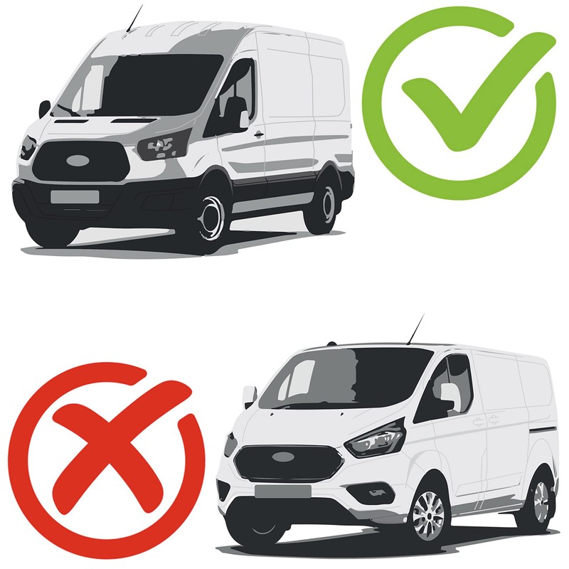 Ford Transit Van Waterproof Tailored Heavy Duty Seat Covers Set