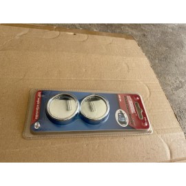 Geartronics 2PCS Blind Spot Mirrors Round HD Glass Convex 360° Side Rear View Mirror -s
