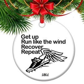 Runner Ornament, XC Running Gifts, Running Christmas Ornament 2024, Gift for Runner, Cross Country Gift, Running Gifts, Running Lover Motivational