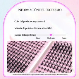 Kit de Extensiones de Pestañas Fairy Naturales con Pegamento y Pinza